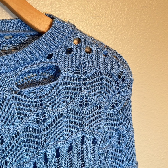 ASOS Design Blue Crop Sweater - Picture 4 of 12